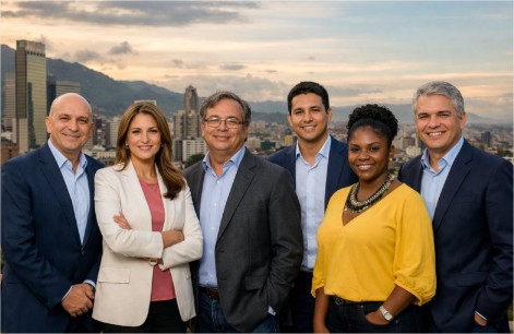 Posibles candidatos presidenciales Colombia 2026